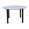 Post modern Carrara marble dining table, Italy 1980s