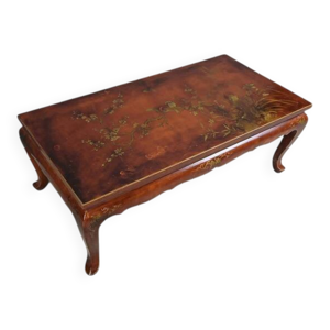 Table basse en bois laqué,