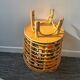 Rattan sewing table