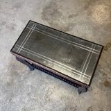 Moroccan carved wood table