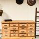 Old oak hardware cabinet