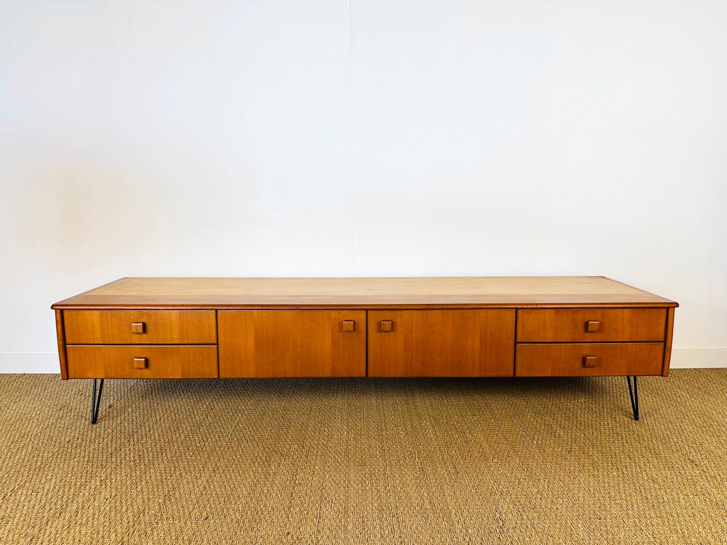 Enfilade scandinave en teck 1960