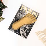 Brass tray in the shape of a foot from the 60s