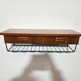 Console table, TEAK shelf, 1960s.
