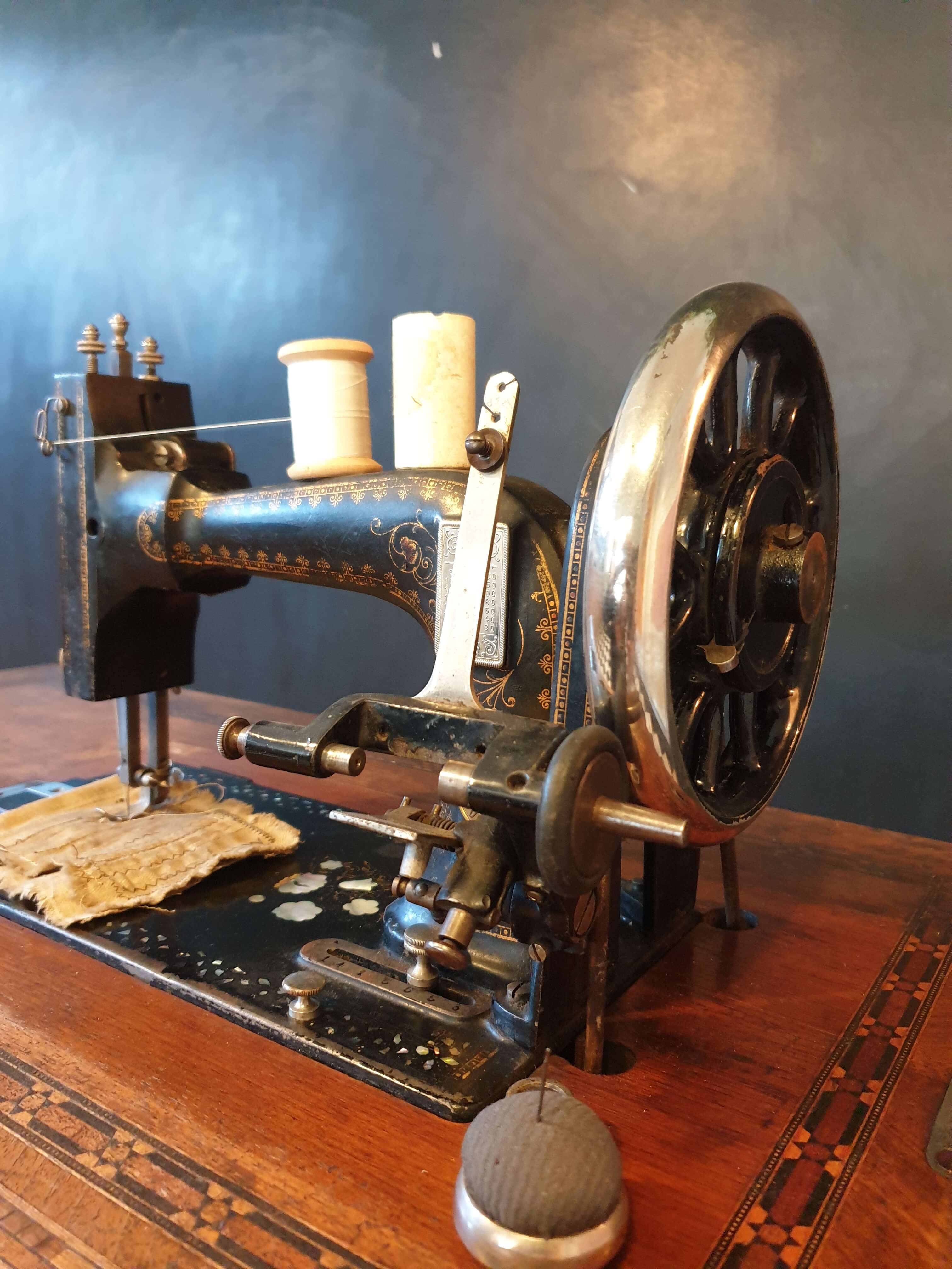 Old gritzner sewing machine