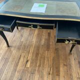 Bureau Louis XV  en bois noirci