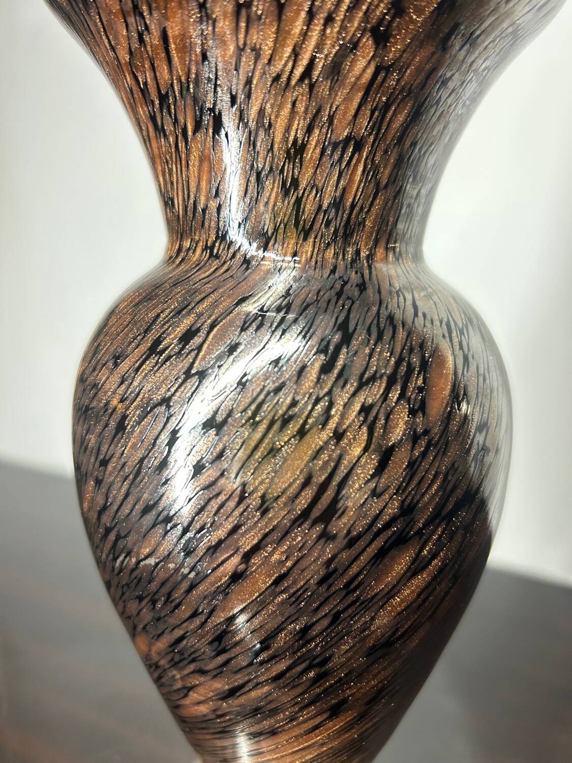Antique Avventurina Murano vase