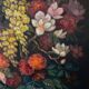 Oil on canvas by Picquet still life bouquet of flowers 1930