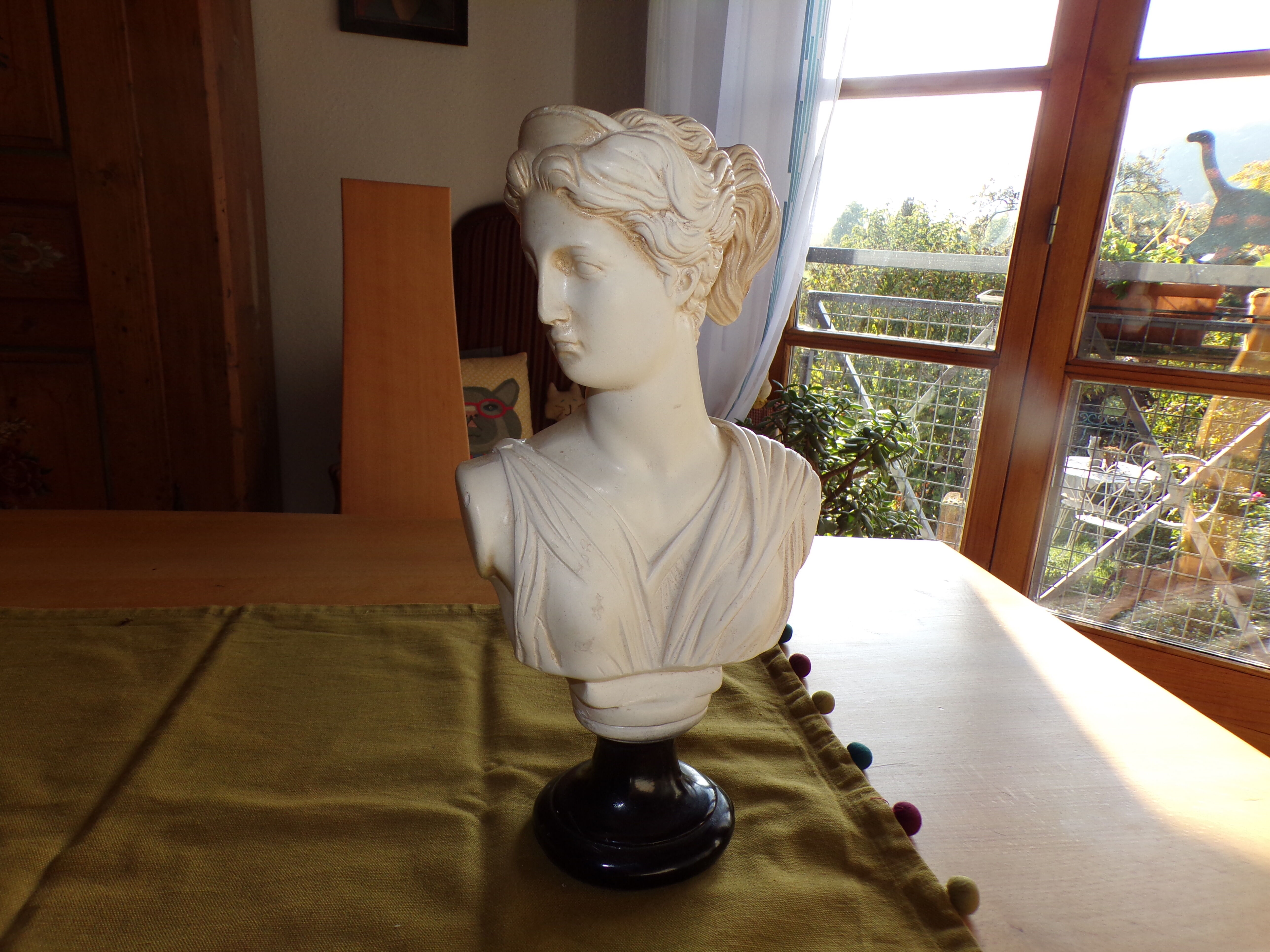 Buste d'artemis Diane en platre