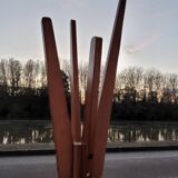 Designer wooden coat rack