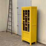 Glass-glazed Parisian wardrobe 1950