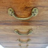 Mid-century style wooden 7-drawer chest of drawers