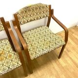 Fauteuils rétro ton de ludvík volák, tchécoslovaquie des années 1960 | ensemble de 4 chaises