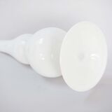 Vase haut opaline blanche