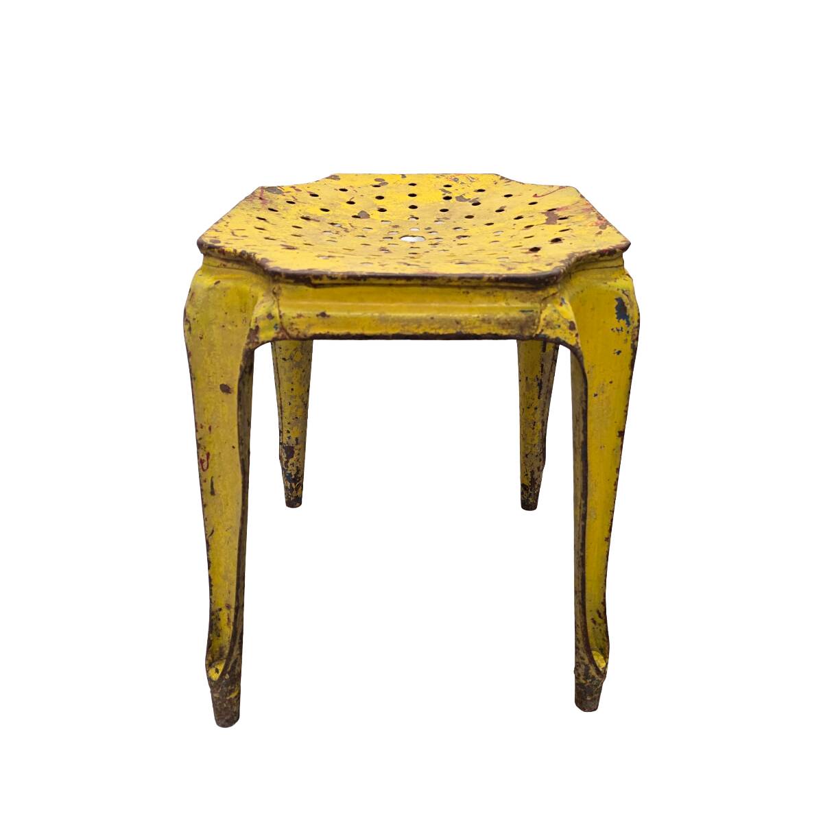 Original French Tolix stool, 1940s