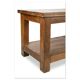 Long solid wood coffee table