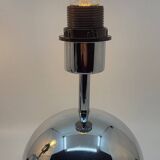 Paire de lampes boule, à poser en inox chromé Vintage