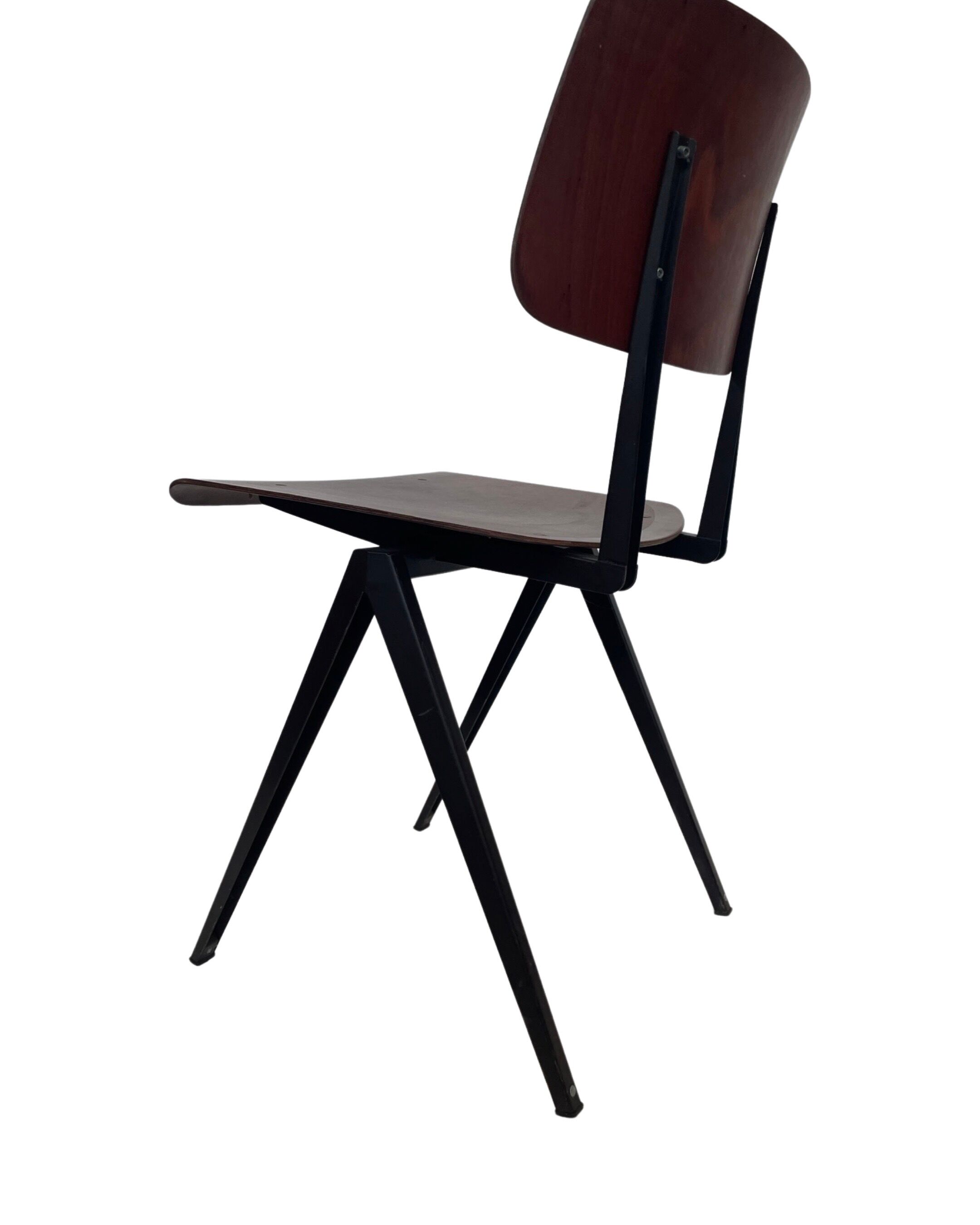 Industrial chair Galvanitas S16 Pagholz Netherlands 60's Design