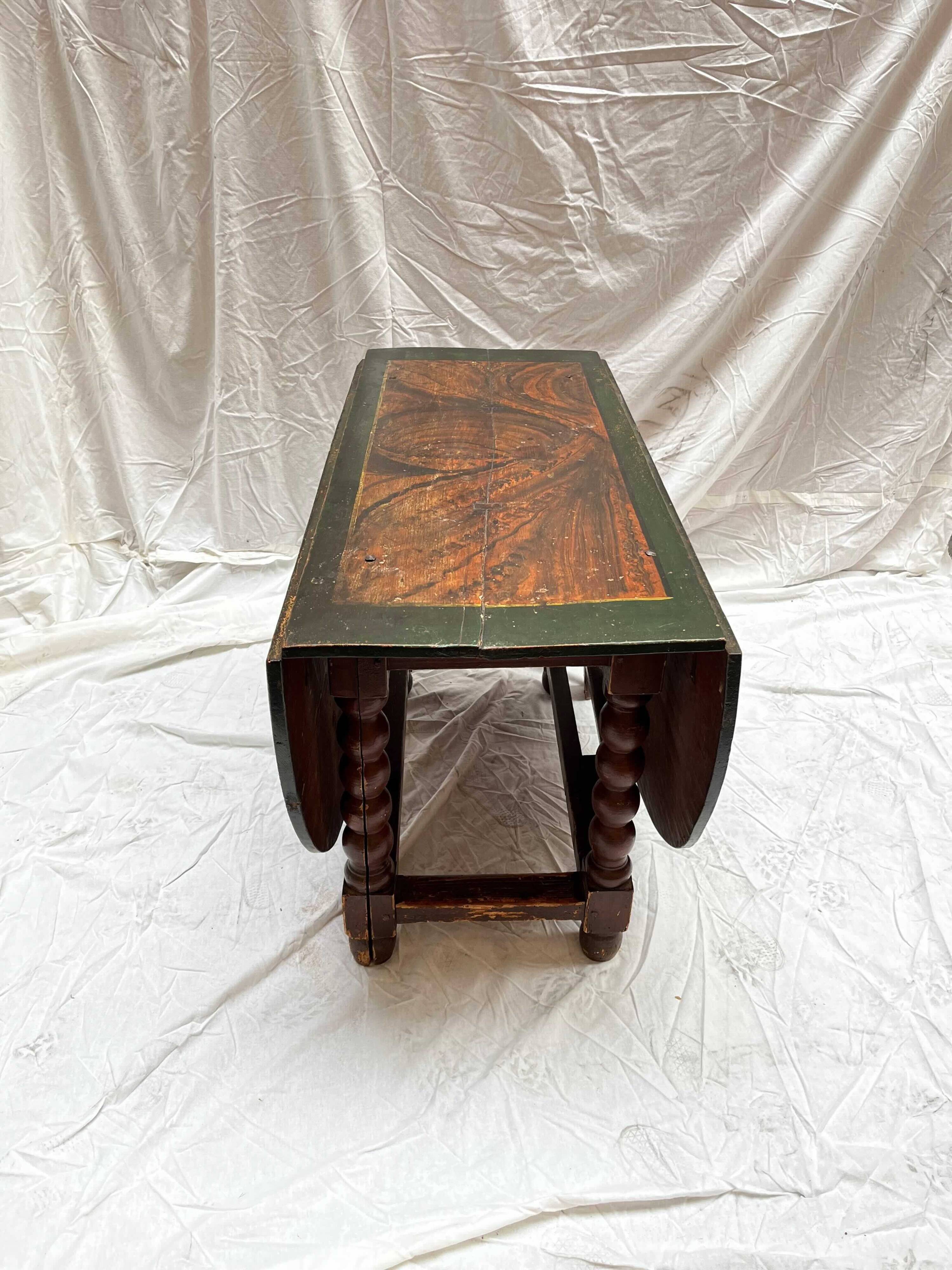 Spanish polychrome table (17th century)