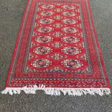 Handwoven Pakistani Persian rug in burgundy wool 120x190.