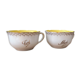 2 tasses sarreguemines