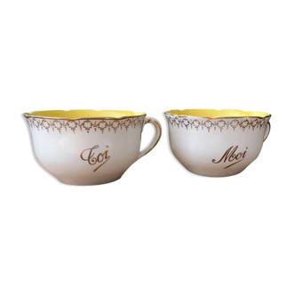 2 tasses sarreguemines