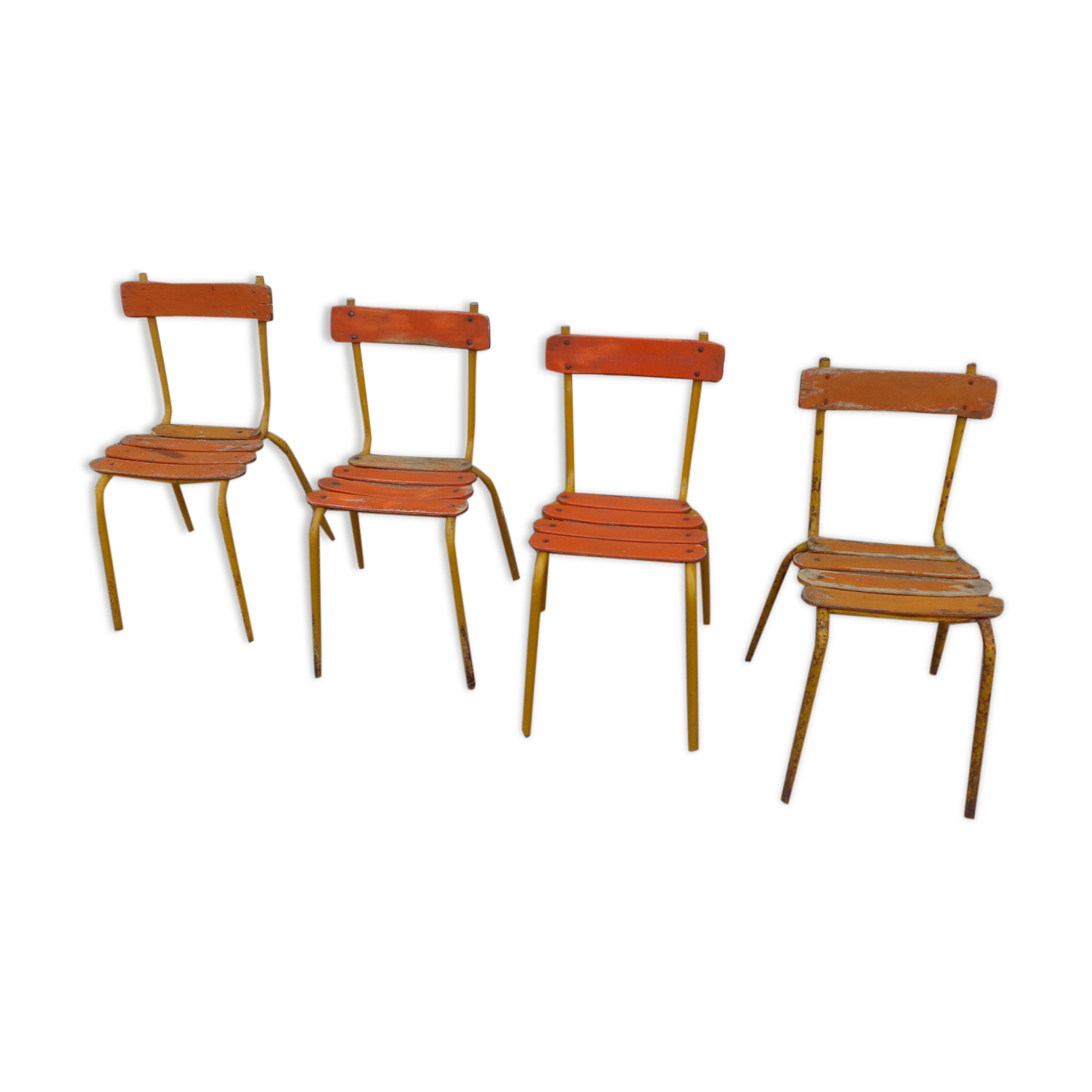 4 terrace chairs bistro Champigneulles