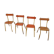 Set de 4 chaises de terrasse bistrot Champigneulles