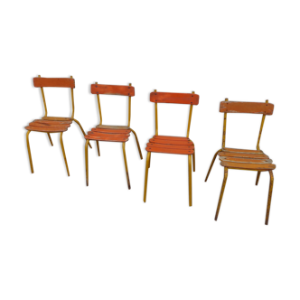 4 terrace chairs bistro Champigneulles