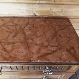 Antique chest of drawers with marble top