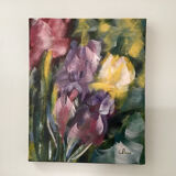 Tableau floral iris