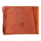 Damask tablecloth shade mandarin orange monogrammed ML - 150x200 cm - cotton