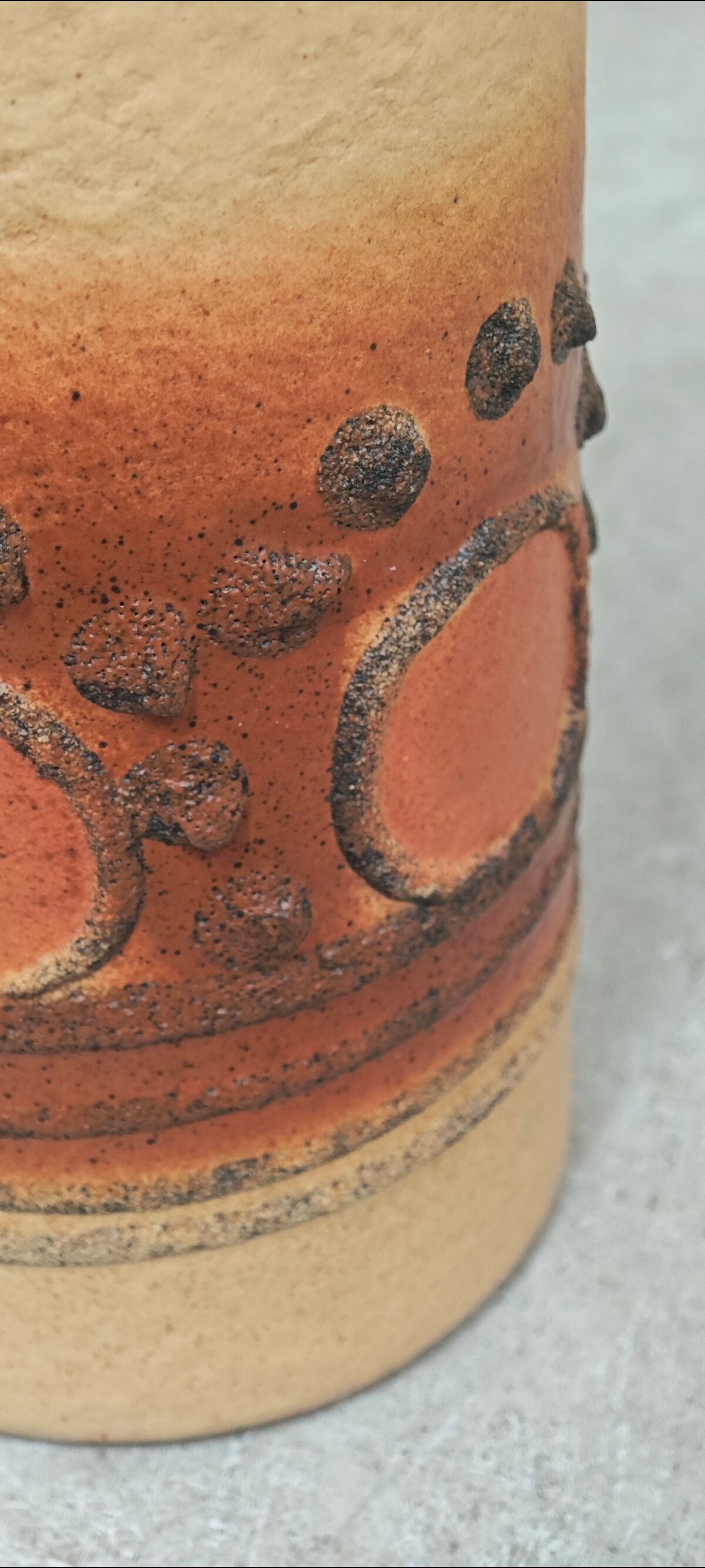 Vase Céramique Allemagne de l'est VEB Haldensleben 1960