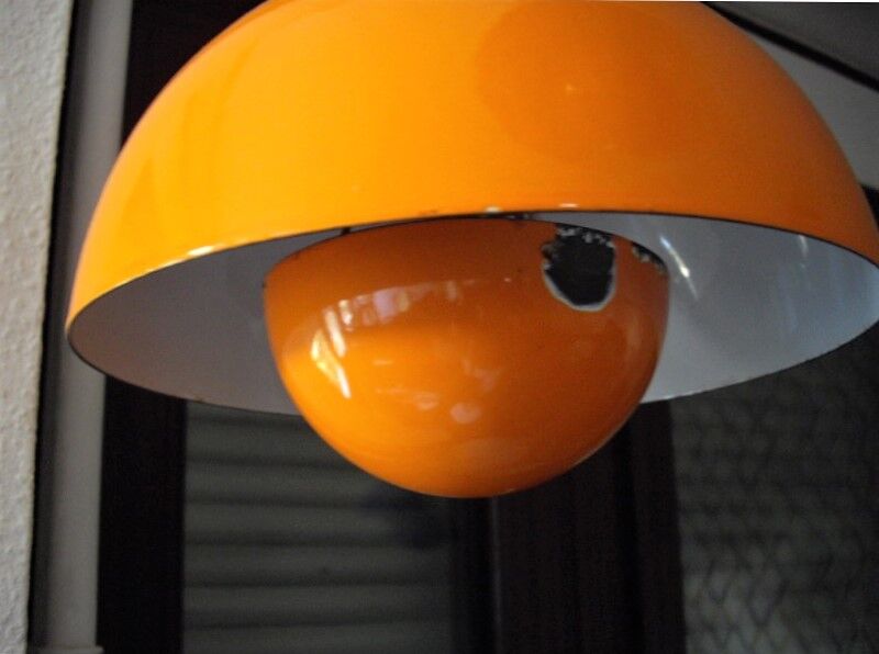 Paire de suspensions Flowerpot par Verner Panton pour Louis Poulsen