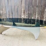 Elliptical coffee table by Knut Hesterberg