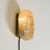 Beautiful original Mid Century Modern glass bubble wall lamp