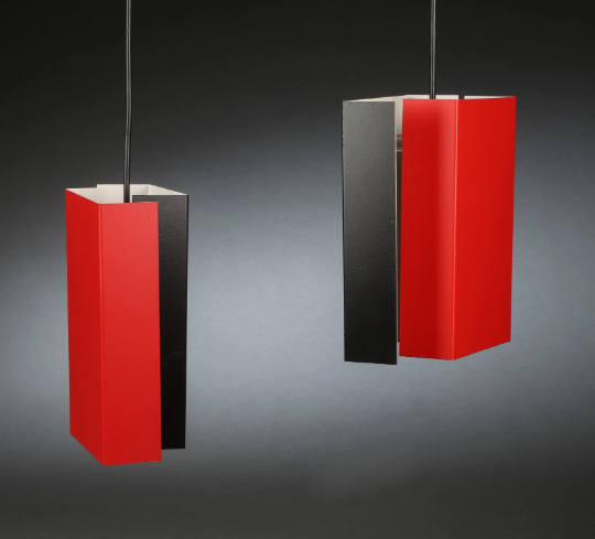 Nippon lamps, designed by Simon P Henningsen, for LYFA in 1970.