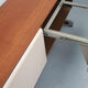 1970s sideboard room-devider in metal and teak