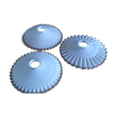 3 Suspensions in White Opaline 1900