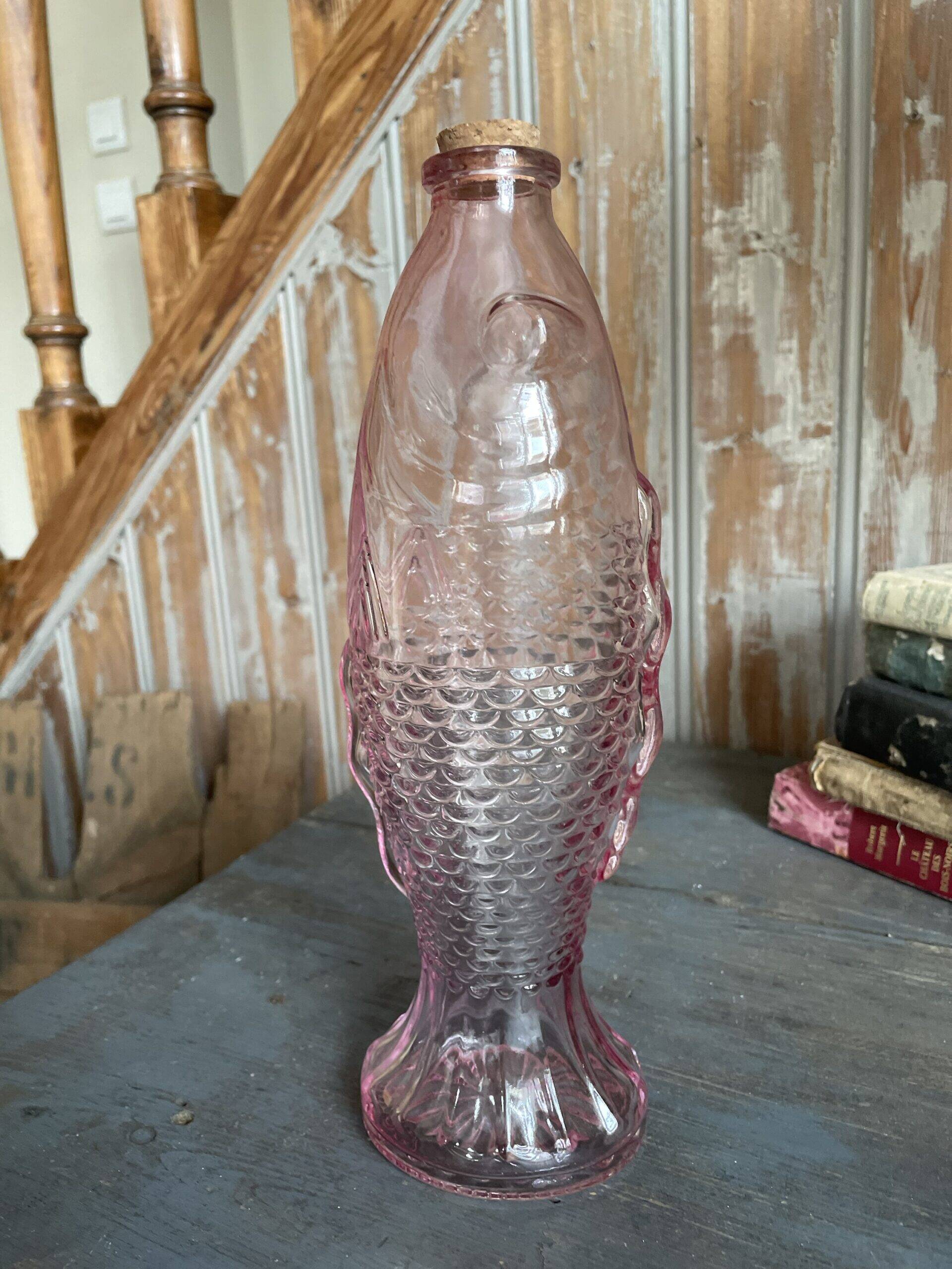 Pink fish bottle