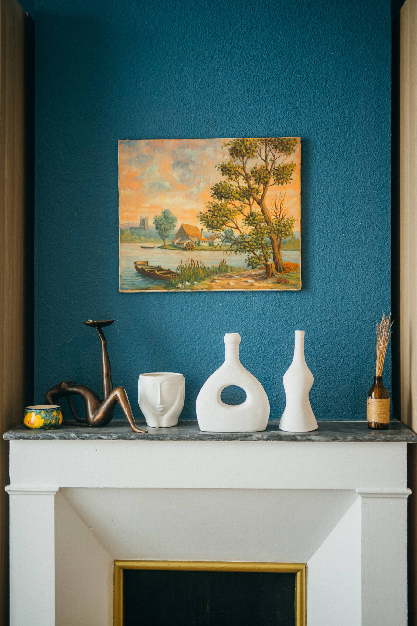 Painting signed Gerzo – “Capriccio sull’Avon”