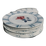 Lots vaisselles digoin sarreguemines, 7assiettes plates, 4 assiettes creuse ,soupière,plat ovale