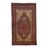 Handmade antique Persian Bidjar rug 149cm x 225cm 1880s - 1B194