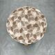 1930s Czechoslovak Art Deco Upholstered Round Tabouret Stool