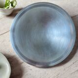 Large silver-plated metal bowl/centerpiece by Christofle, Art Deco style - 33 cm