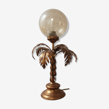 Vintage palm lamp Hans Kögl 1970