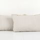 Set of two silk ikat eye velvet pillow cover