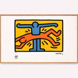 Keith Haring. Numbered colour silkscreen. 1990s.