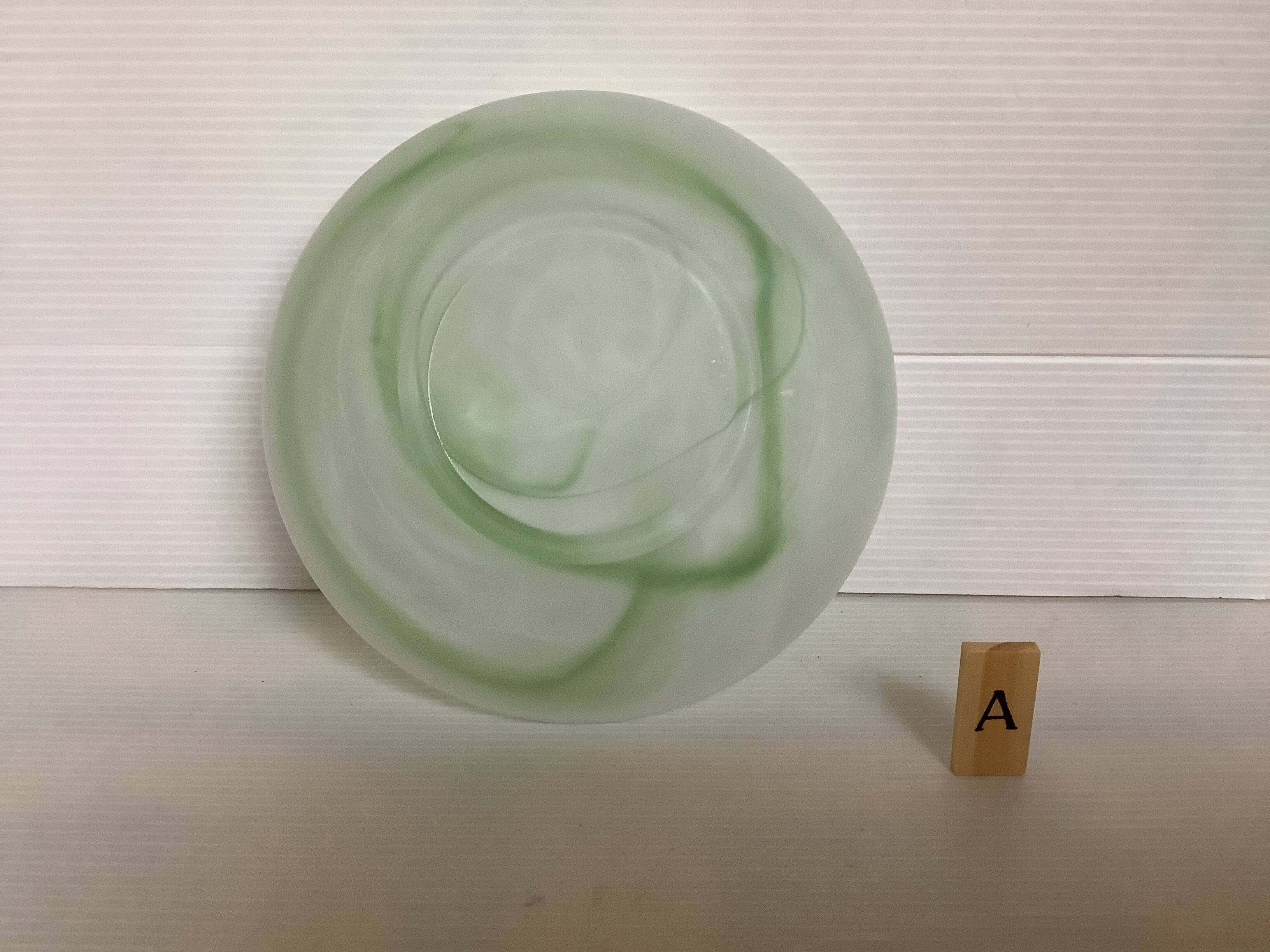 Empty baguier pocket green glass paste A