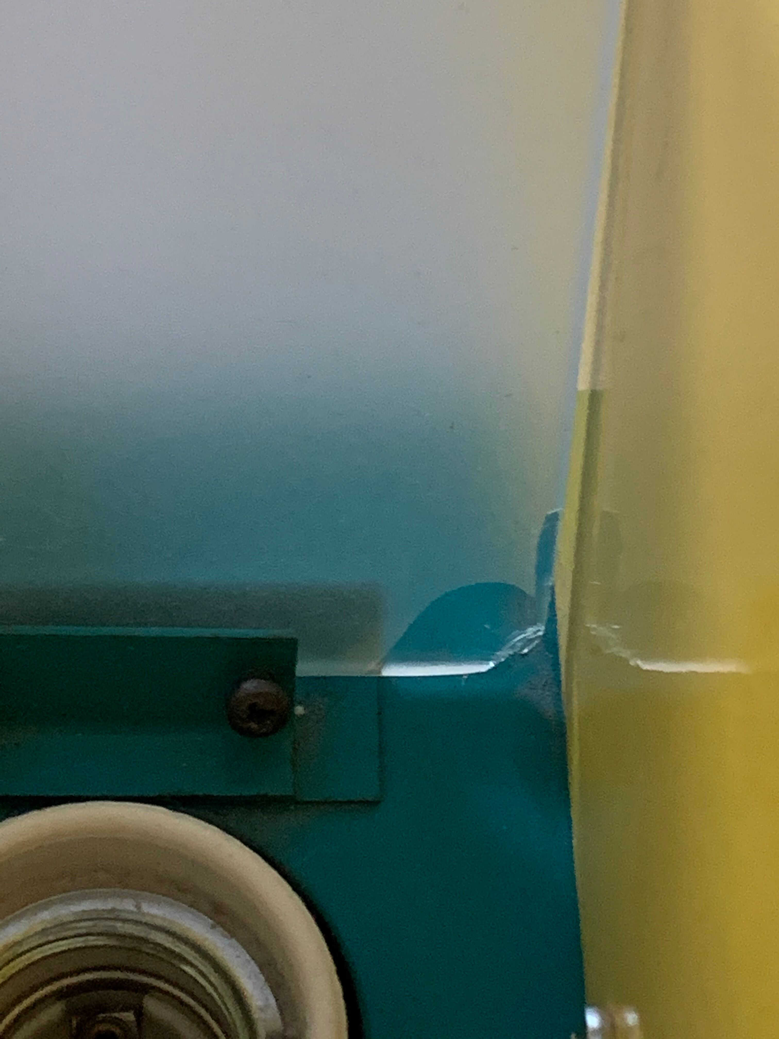 Colorful metal and glass wall light  Arlus 1980